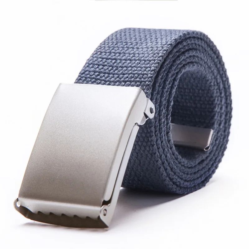 CEINTURE BLEU DE NUIT AVEC BOUCLE EN FER