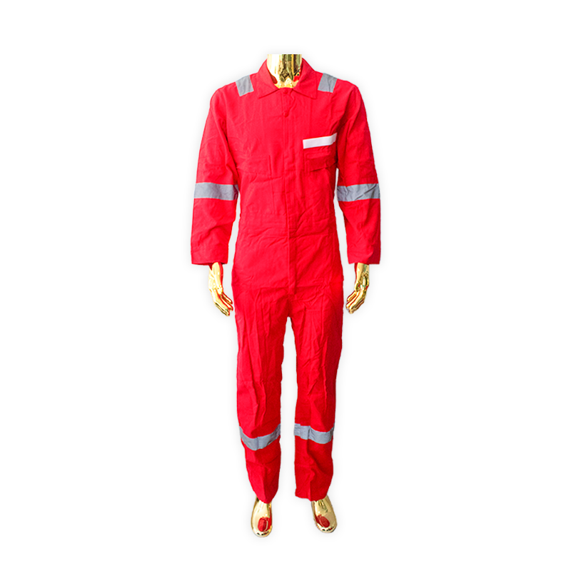 COMBINAISON ROUGE 100% COTON STS M