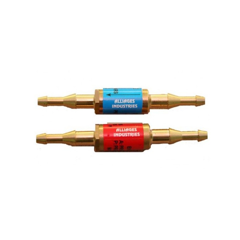 CLAPET ANTI RETOUR OXYGENE ACETYLENE A 2PCES