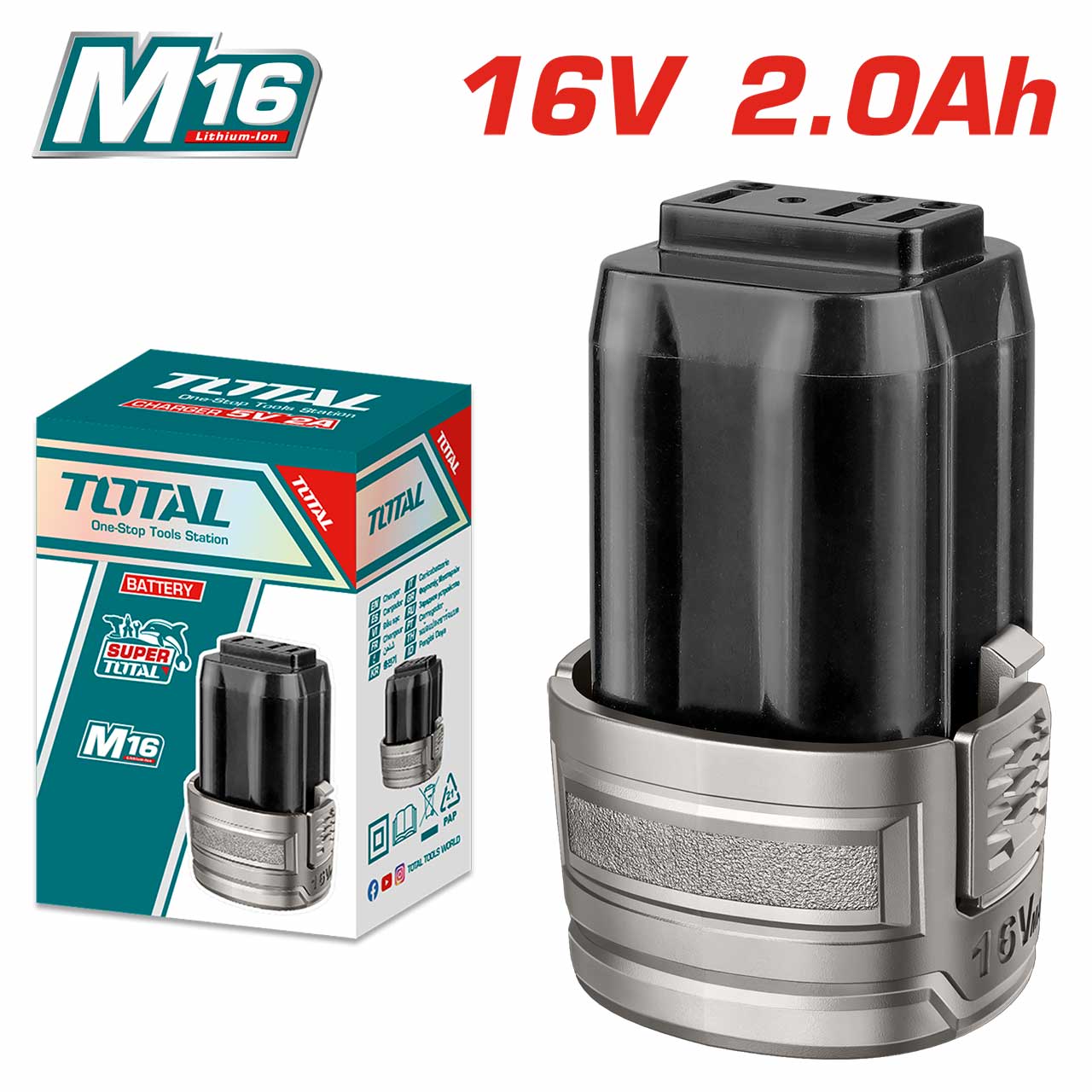 BATTERIE ROND 2.0 AH