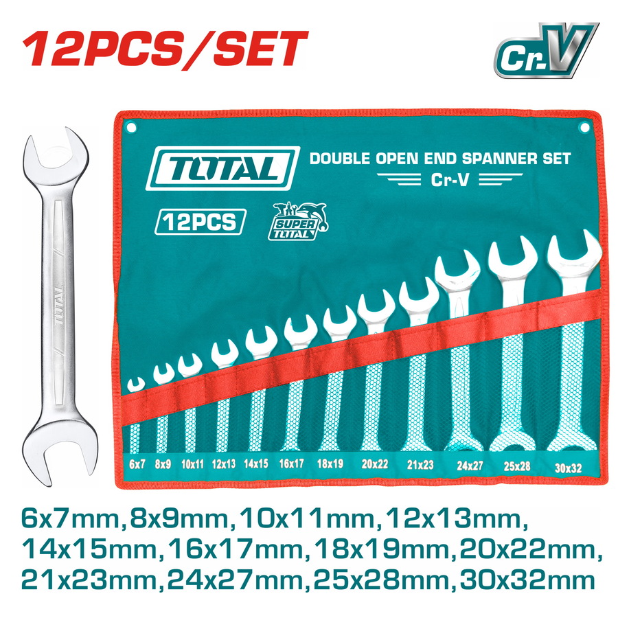 CLE MECANIQUE OUVERT-OUVERT 12PCS