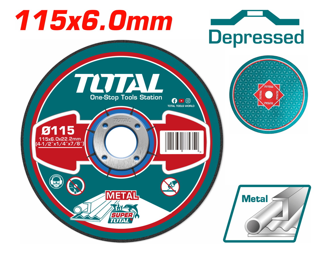 DISQUE A MEULER ABRASIF 115X6.0MM