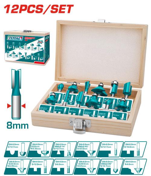JEU DE BITS DE RETOUR 8MM 12PCS/SET TACSR1121