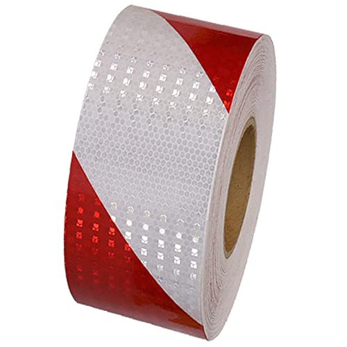 RUBALISE AUTOCOLANT ROUGE BLANC OBLIQUE