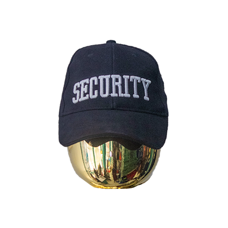 CASQUETTE  NOIRE ECRIT SECURITY
