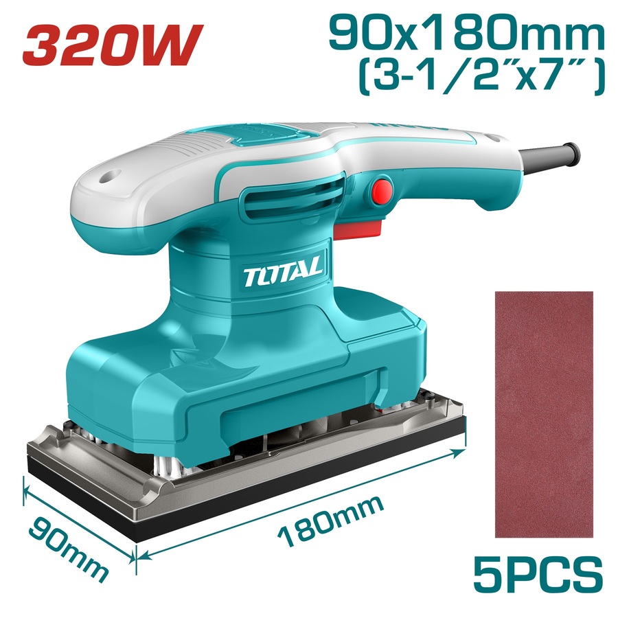 PONCEUSE DE FINITION 320W 80X180MM (3-1/2x7") TF1301836