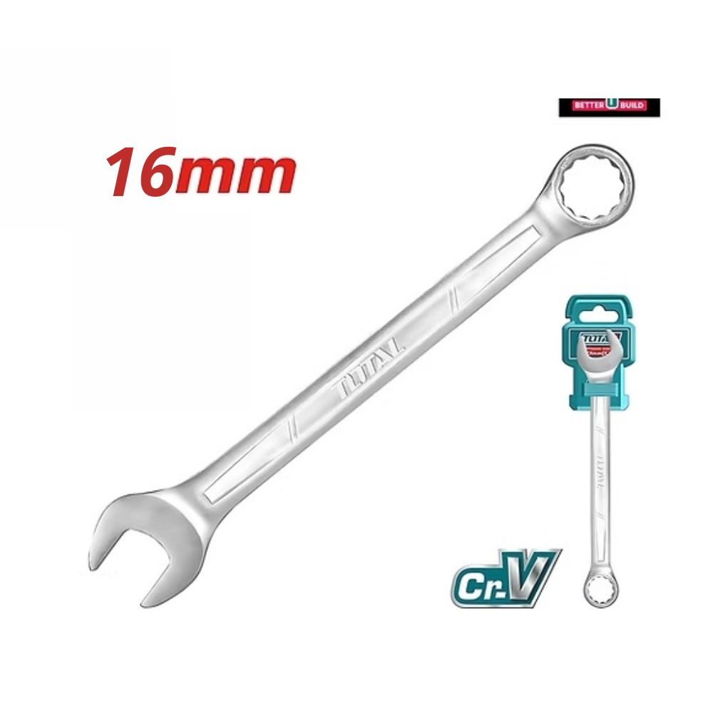 CLE PLATE MIXTE TOTAL 16MM THT1022121